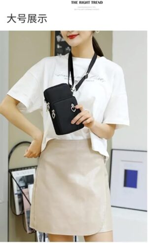 Messenger Bag Hanging Neck Coin Purse Vertical Handbag New All-match Mini Small Crossbody Bag