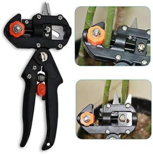 Pruning Garden Fruit Tree Branch Cutting Grafting Shears Set with 3 Blade-B0968Z6Q1C