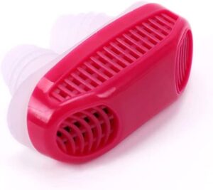 1 Pcs (RED) 2 in 1 Health Anti Snoring & Air Purifier Relieve Nasal Congestion Snoring Device Ventilation Anti-snoring Anti Snore Nose Clip-B0BWQ3X5JJ
