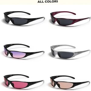 Fashion Goggle Women's Sunglasses Punk Sunglasses Sports Sun Glasses Female Men Sun Glasses Shades Eyewear Eyeglasses UV400-B0DKL6ML99