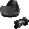 1PCs -77mm Sunshade Lens Hood For Nikon Canon Sony Fuji Olympus Screwed Flower Petal Camer-B0CL2M3XJC
