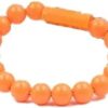 Micro USB Cable Beads Bracelet Charging Sync Data Phone Charger for Andriod V8 - Orange-B091C3RXRR