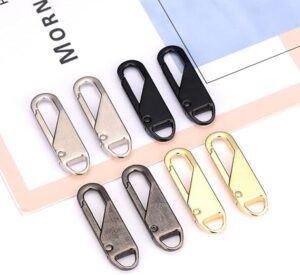 EAUSO Zipper Puller, Zipper Slider Replacement, Zipper Slider Puller, Instant Zipper Repair Kit, Replacement for Broken Buckle, Travel Bag, Suitcase, Zipper Head, DIY-‎ B0CHBQLNJX
