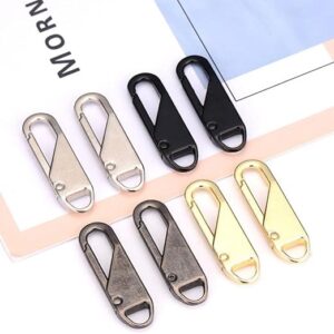 EAUSO Zipper Puller, Zipper Slider Replacement, Zipper Slider Puller, Instant Zipper Repair Kit, Replacement for Broken Buckle, Travel Bag, Suitcase, Zipper Head, DIY-‎ B0CHBQLNJX