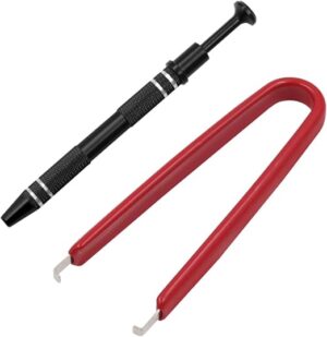 2 Pcs Mechanical Keyboard Lube Switch Puller Set Kit, Keycap Switch Remover Opener Keyboard Cleaner Tool Including Switch Puller, Stem Holder (Random Color)B0CQK9Y33K