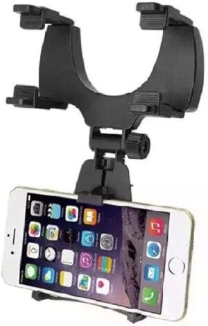 Margoun Mobile Car Rear View Mirror Mount Holder Compatible with iPhone 8 and 8 Plus - 360 Degree-B09234X1BB