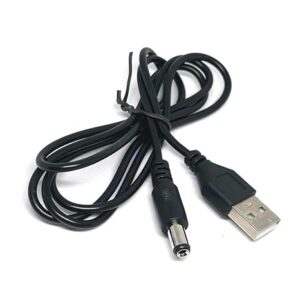 1Pcs - Usb Power Boost Line Dc 5v To Dc [ 5V ] Step Up Module USB Converter Adapter Cable 2.5x5.5 mm Plug-B0DL9GHKVF