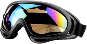 1Pcs Very Light Pilot Retro Goggles Dustproof Lens Frame Motorcycle Glasses Cruiser Scooter Snowboard Protective Gears Eye Protection Sunglasses Motorcycle Goggles-B0CN5X4X6C