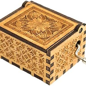 51LahHeuUdL._AC_ -WONFLOWER Harry Potter Wooden Mini Music Box-B091D32P9H