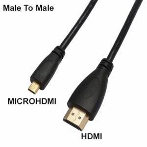 Male to Male HDMI-Compatible to Micro HDMI Audio Video Cable V1.4 M/M 1080p 1440p For HDTV PS3 X-BOX 3D HD TV D-B0DKVPDCYG