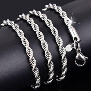 Twisted Sterling Silver 925 Series  For Men And Women From Mai Market Store Fashion - Series Only-B0DLHP6WVL