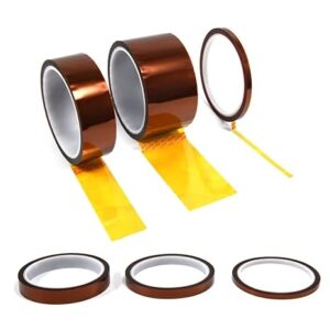 [ 15mm, Gold, 30M ] High Temperature Heat BGA Tape Thermal Insulation Tape Polyimide Adhesive Insulating Adhesive Tape 3D Printing Board Protection- B0CLDK3D2C