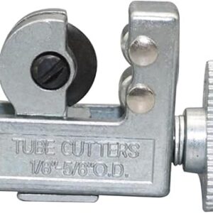Pipe Cutter 1PCS 1/8 to 5/8In Mini Tube Cutter Pipe Scissor Soft Metal Pipe Cutter Tubing Slice Cutter Shear Heavy Duty Cut Plumbing Tools-B0DMMQW83C