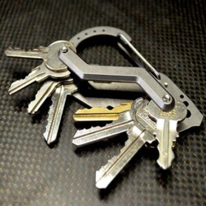 Key Clip Stainless Steel Carabiner Key Chain - Keychain-B0CQVK9TRZ