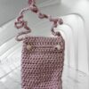 As Shown 18/14 CM Mobile Handmade Crochet Crossbody Bag -B0DMM3LZTT