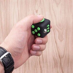 Fashion Exquisite Fidget Cube Stress relieve squeeze Fidget Toy for kids adults ,green--B098VT4BG4
