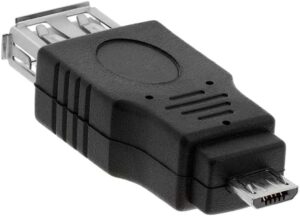 OTG adapter from USB A female to Micro USB 5 pin male  one piece-B0DLJ85KBD