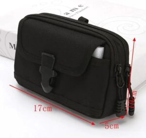 Camouflage Molle Pouch Belt Waist Pack Outdoor Wallet Purse Packet Utility EDC Bag for 6.5'' Phone Hunting Bag 17X10X5Cm-B0DFV3NTJJ