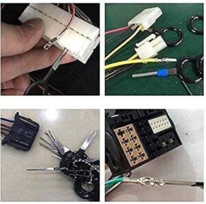 Wire Terminal Removal Tool for Car Wiring Connector Pin Extractor Puller Tools (26 Pcs)-B0CLHKCFC3