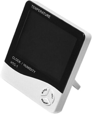 Clock and Thermometer and scale for temperature and humidity item No 439 - 1-B091GRHLXQ