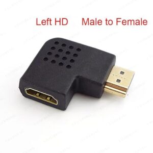 51cdtlf7UtL._AC_SX522_ HDMI-compatible Cable Connector Adapter 270 90 Degree Angle Male to Female Converters for 1080P HDTV Cable Adaptor Extender (90 Degre)-B0DGGGVGB5