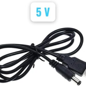 1Pcs - Usb Power Boost Line Dc 5v To Dc [ 5V ] Step Up Module Usb Converter Adapter Cable 2.1x5.5mm Plug-B0D31HX8FX