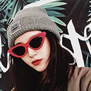 Men's Fashion Women's Luxury Cat Eye Sunglasses Triangle Vintage Design UV400 Sun Glasses Unisex Classic Small Outdoor Goggle Shades 15Cm [High Quality]-B0DG5GP245