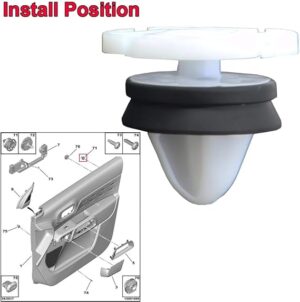 For Renault Clio Fluence Kadjar Laguna Latitude Master Megane Scenic III Twingo Espace Car Door Interior Panel Card Trim Clips Brand: Generic