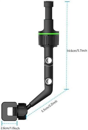 Multifunctional 360° Degree Rotatable Auto Rearview Mirror Phone Holder,Universal Car Rearview Mirror Mount Phone and GPS Holder,Vehicle Back Seat Mobile Phone Holder For All Cell Phones-B0CM6T5Y8H