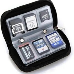 51hIxIzErcL._AC_SX679_ 1PCs Memory SD Card Case,1 Packs Micro SD Card Holder Wallet Storage 22 Slot SD Micro SD CF SDHC SDXC MMC Secure Digital Compact Flash Cards (Purple) Brand: Generic