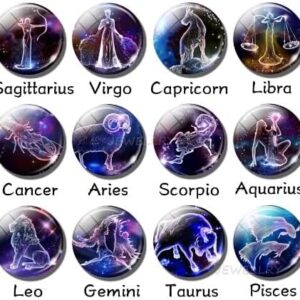 (Sagittarius) Constellations Keychain Constellation Key Rings Zodiac Sign Key Chain Pendant Jewelry Fashion Birthday Gift-B0BPN6L82B