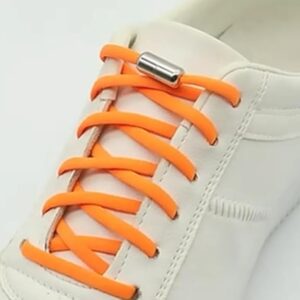 1Pcs Elastic No Tie Shoelaces Semicircle Shoe Laces For Kids and Adult Sneakers Shoelace Quick Lazy Metal Lock Strings Rope Round- Navy Blue 110Cm-B0DKB53FYX