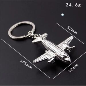 Keychains For Men Car Bag KeyRing Air Plane Model Fighter Toy Air Plane Model Fighter Aircrafe Travel Fashion Gift 1Pcs