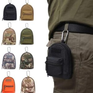 Nylon Tactical Bag Outdoor Molle Portable Waist Fanny Pack Men Phone Pouch Camping Hunting Tactical Waist Bag EDC Gear Purses-‎B0DHH3BYSH