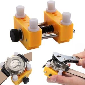 (1 PC) Watch Adjustable Opener Movement Dial Fixer Back Case Cover Press Closer Remover Fixing Holder Case Repair Watchmaker Tool-B0CCGQVWFB