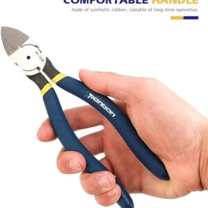 [ 1Pcs- Cutting Pliers ] Diagonal Cutting Pliers 5/6 Inch Wire Stripping Tool Side Cutter Cable Burrs Nipper Electricians DIY Repair Hand Tools (Random Color)-B0D528S9RJ