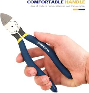 [ 1Pcs- Cutting Pliers ] Diagonal Cutting Pliers 5/6 Inch Wire Stripping Tool Side Cutter Cable Burrs Nipper Electricians DIY Repair Hand Tools (Random Color)-B0D528S9RJ