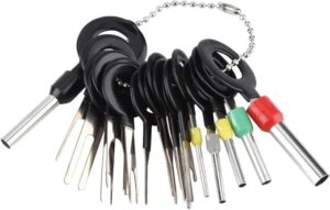 Wire Terminal Removal Tool for Car Wiring Connector Pin Extractor Puller Tools (11 Pcs)-B0CLHL42TX