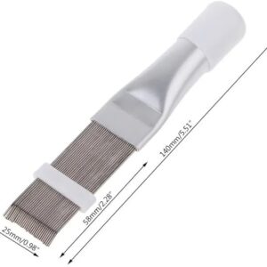 Universal Radiator Fin Repair Comb Air Conditioner Car Cooling Condenser Comb AC Cleanning Brush Evaporator Cooler Repair Tools + wide Brush