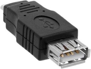 OTG adapter from USB A female to Micro USB 5 pin male  one piece-B0DLJ85KBD