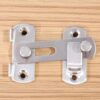 [1pcs] Door Bolts Hasp Latch Lock Sliding Door Lock Stainless Steel A Type Latch For Casement Cabinet Fitting With 4 * Screws _ ‎ B0CJJS7KCC