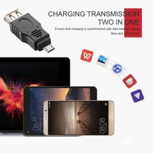 OTG adapter from USB A female to Micro USB 5 pin male  one piece-B0DLJ85KBD