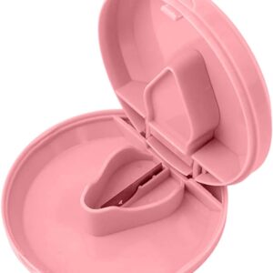 [1Pcs - Random Color ] 1PC Medicine Pill Holder Tablet Cutter Splitter Pill Case Mini Useful - B0DLVH4X2H