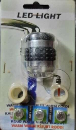 1 LED Temperature Sensor RGB LED Faucet Light Water Glow Shower, Size: 50 x 35 x 35mm, Interface: 22mm & 24mm-B09Z1Q9T2H