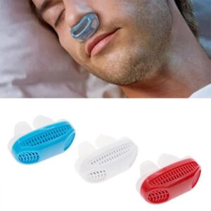 1 Pcs (RED) 2 in 1 Health Anti Snoring & Air Purifier Relieve Nasal Congestion Snoring Device Ventilation Anti-snoring Anti Snore Nose Clip-B0BWQ3X5JJ