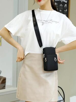 Messenger Bag Hanging Neck Coin Purse Vertical Handbag New All-match Mini Small Crossbody Bag