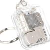 MySouq-Store -Transparent Clear Hand-operated Movement Music Box Keychain Key Ring Pendants Musical Melody Castle in The Sky Unique Gift-B096R2W25F