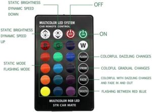 RGB LED Bulb with Remote Controller (2 Pieces) B091CTZR6W