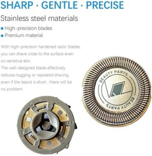 SH71 Replacement Shaving Heads For Norelco Shaver Series 7000 And Angular-Shaped Series 5000, SH71/52 Easy Install 3 Pcs/Set Brand: Generic