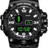 A-Black Men's LED Digital Watch Men Sport Watches Fitness Electronic Watch Multifunction Military Sports Watches Clock Kids Gifts-B0CVSKCD8M